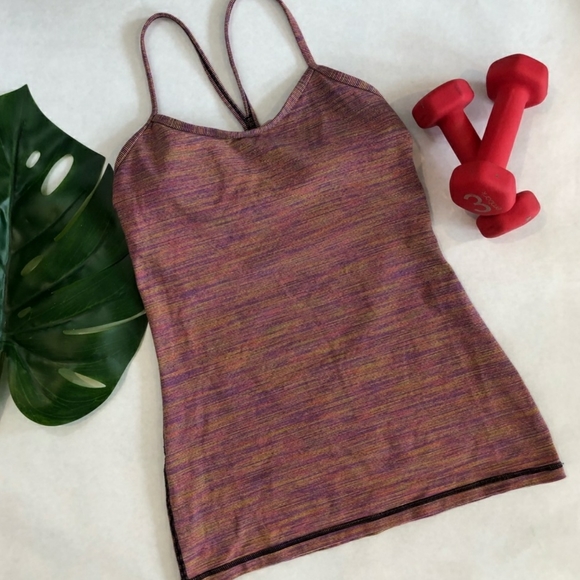 Lululemon Power Y Tank Top Size 6 EUC - Picture 1 of 6